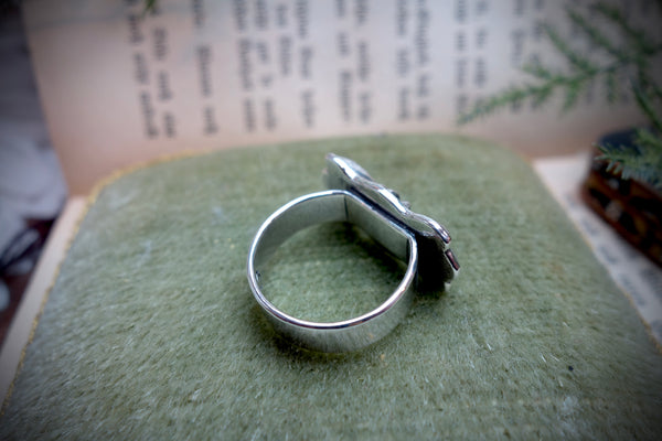 Silver Ring „BUTTERFLY CONCHO“, U.S. Size 10