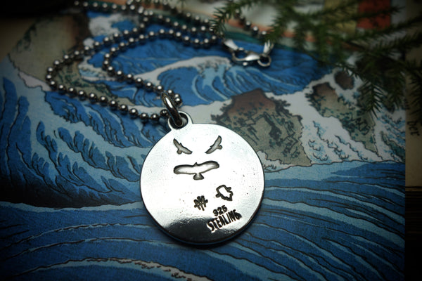 Silver Pendant „INDIAN HEAD MEDAL“