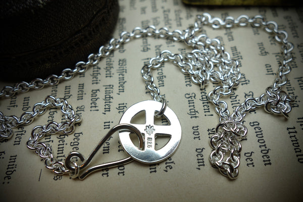 Silver Chain „MEDICINE WHEEL“, Length 64cm