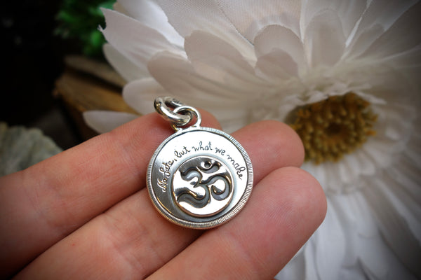 Silver Pendant „NO FATE“