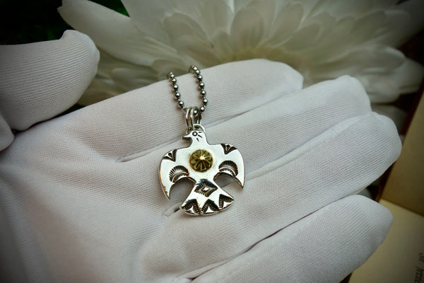Silver Pendant „J.M. THUNDERBIRD“