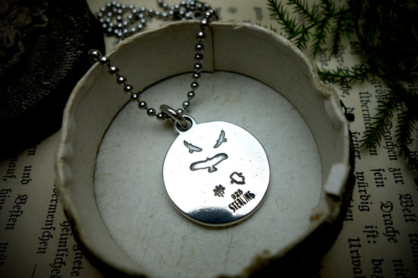 Silver Pendant „INDIAN HEAD MEDAL“