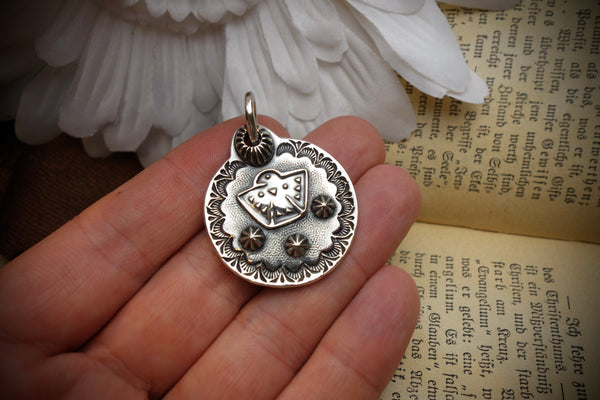 Silver Pendant „OLD THUNDERBIRD MEDAL“