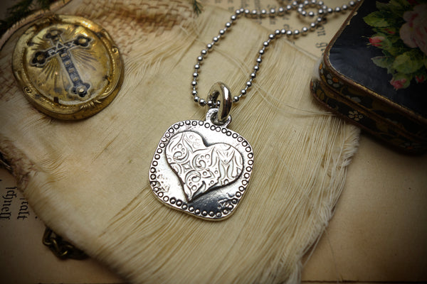 Silver Pendant „TILL DEATH DO US PART“