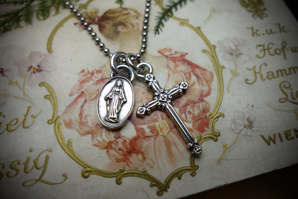 Silver Charms „FAITH & PROTECTION“