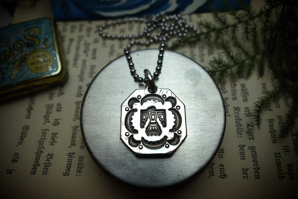 Silver Pendant „OLD THUNDERBIRD MEDAL“