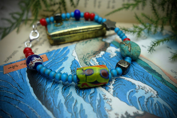 Bracelet „TRADE BEADS“, Length 20,5CM
