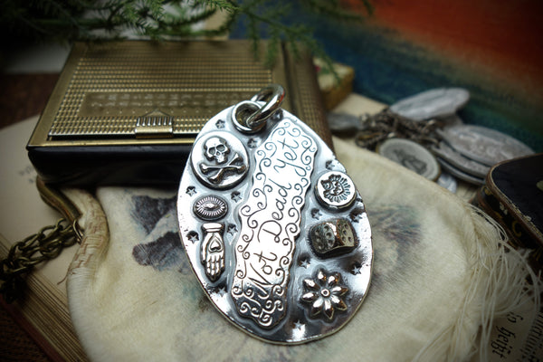 Silver Pendant „WARDEN OF THE UNSEEN“