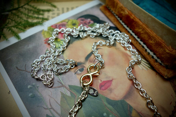 Silver Chain „ANCHOR“, Length 60,5cm