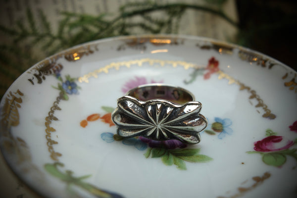 Silver Ring „BUTTERFLY CONCHO“, U.S. Size 10