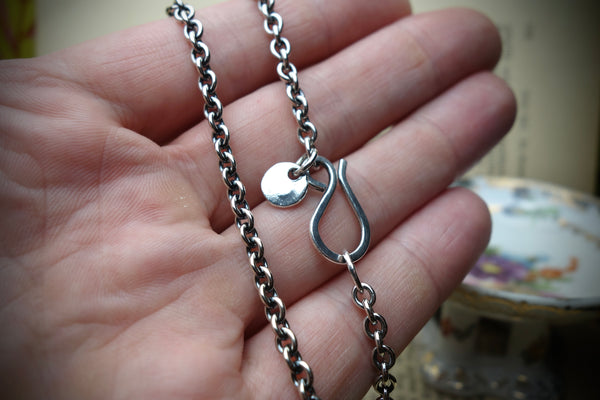 Silver Chain „ANCHOR“, Length 63,5cm