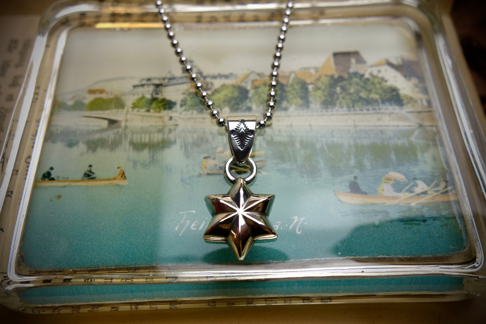 Silver Pendant „CONCHO STAR“