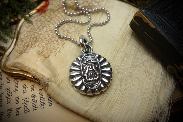 Silver Pendant „HEAVY THUNDERBIRD MEDAL“