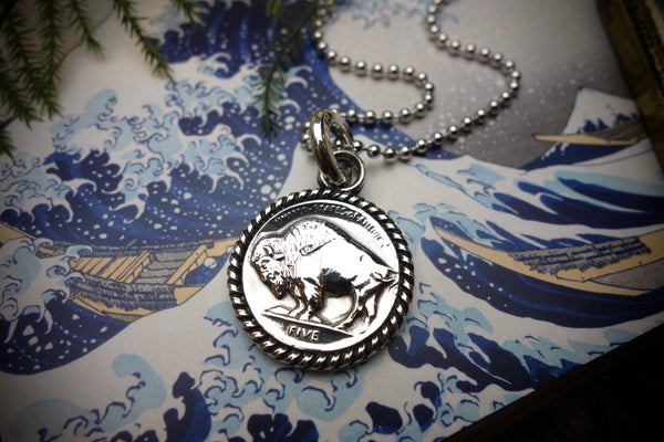 Silver Pendant „BUFFALO“