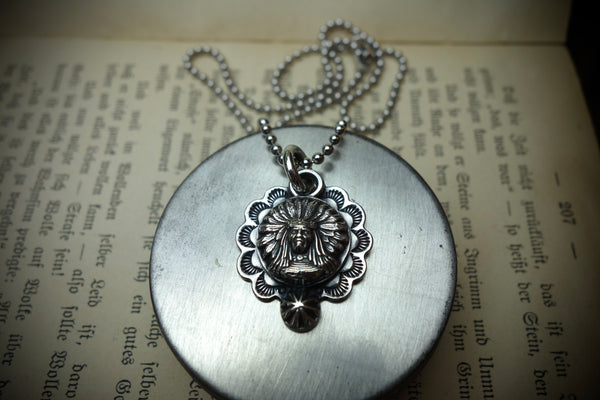 Silver Pendant „CHIEF OF THE PLAINS“