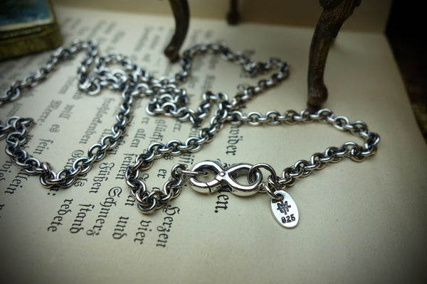 Silver Chain „ANCHOR“, Length 59,5cm