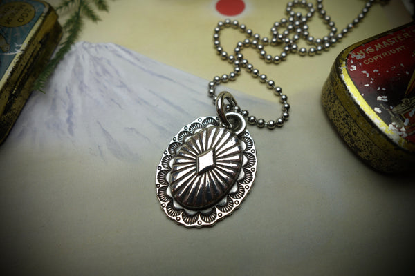 Silver Pendant „CONCHO OVAL“