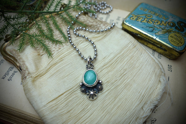 Silver Pendant „CARICO LAKE TURQUOISE“