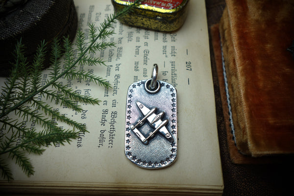 Silver Pendant „P-38 LIGHTNING“