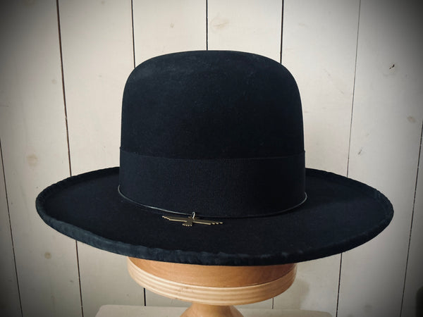 Hat „WILD PRAIRIE“, Black Felt Hat, Size 59cm