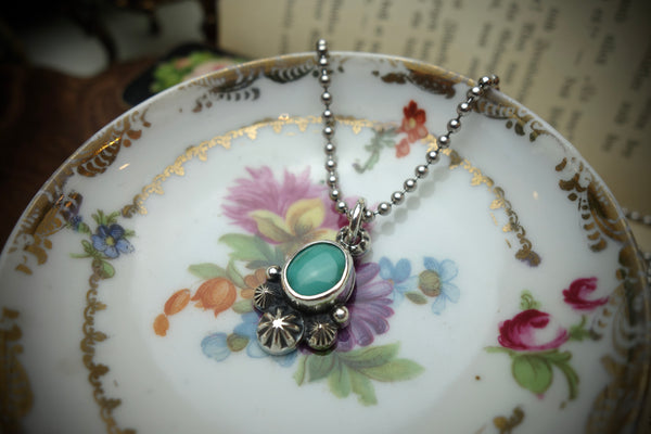 Silver Pendant „CARICO LAKE TURQUOISE“