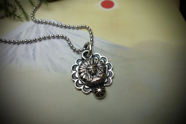 Silver Pendant „CHIEF OF THE PLAINS“