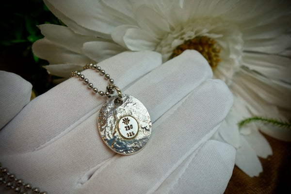 Silver Pendant „KEEP SMILING“