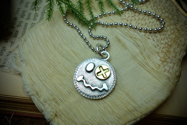Silver Pendant „STAY WEIRD“