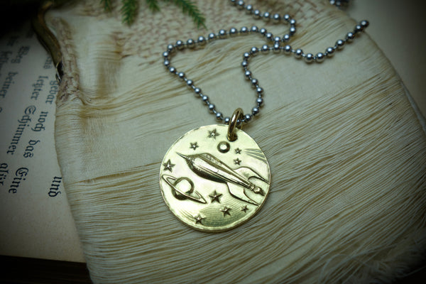 Gold Pendant „DREAM BIG“