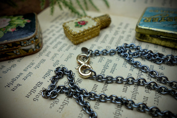 Silver Chain „ANCHOR“, Length 59,5cm