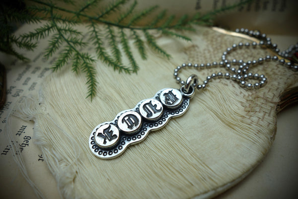Silver Pendant „FUCK“