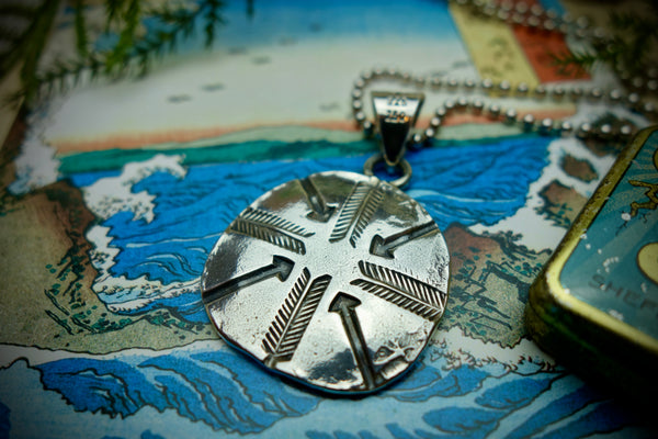 Silver Pendant „GOLDEN EAGLE“