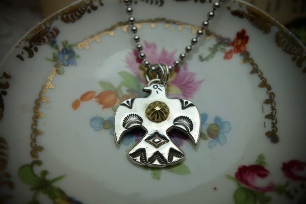 Silver Pendant „J.M. THUNDERBIRD“