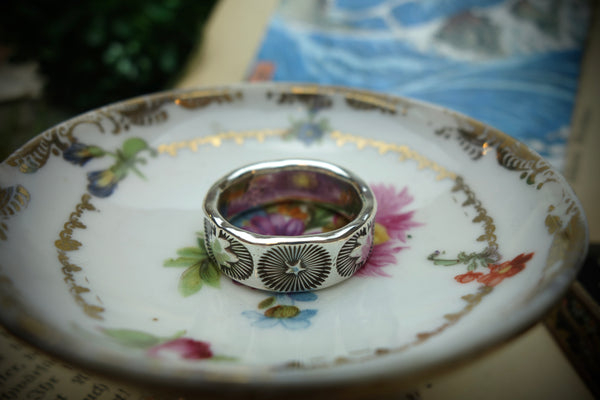 Silver Ring „SOUTHWEST HERITAGE“, U.S. Size 13