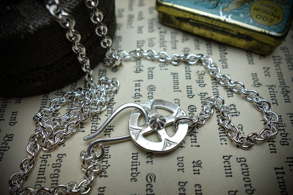 Silver Chain „MEDICINE WHEEL“, Length 64cm