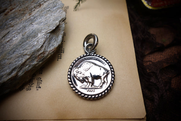 Silver Pendant „BUFFALO“