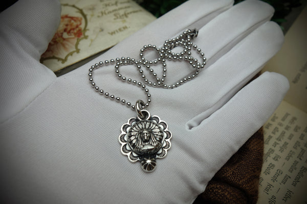 Silver Pendant „CHIEF OF THE PLAINS“