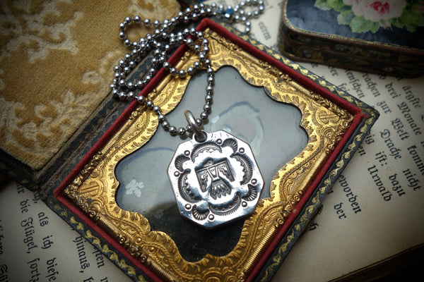 Silver Pendant „OLD THUNDERBIRD MEDAL“