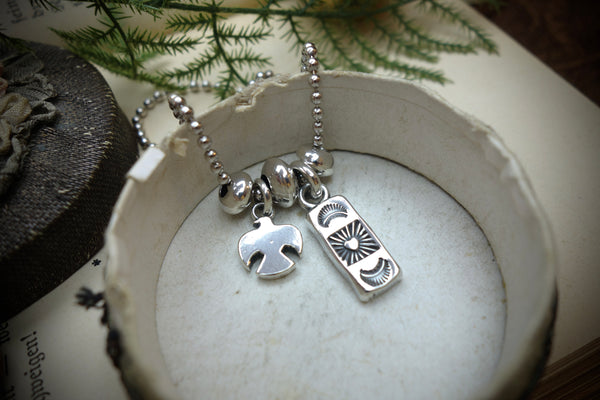 Charm Set „THUNDERBIRD & HEART“