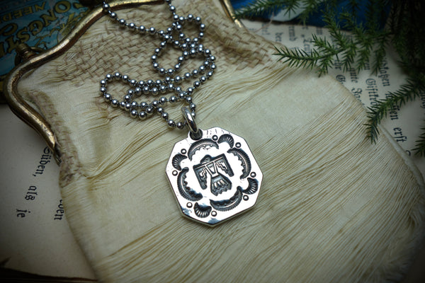 Silver Pendant „OLD THUNDERBIRD MEDAL“