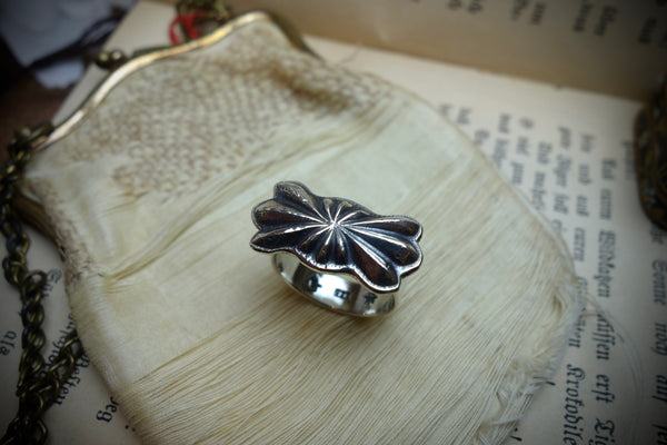 Silver Ring „BUTTERFLY CONCHO“, U.S. Size 10