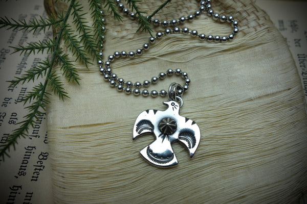 Silver Pendant „J.M. THUNDERBIRD“