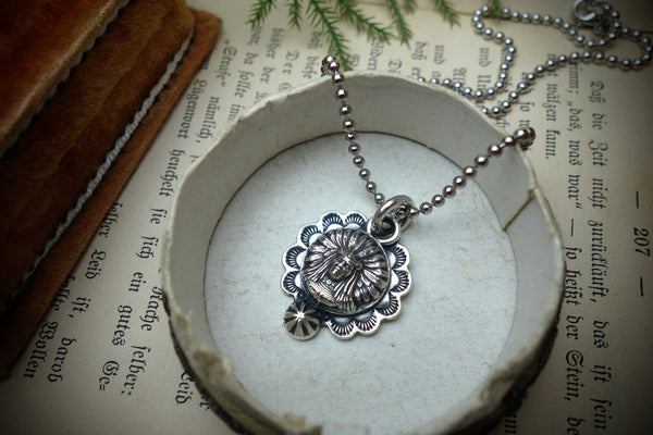 Silver Pendant „CHIEF OF THE PLAINS“
