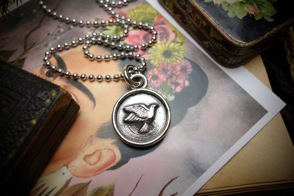 Silver Pendant „DOVE“