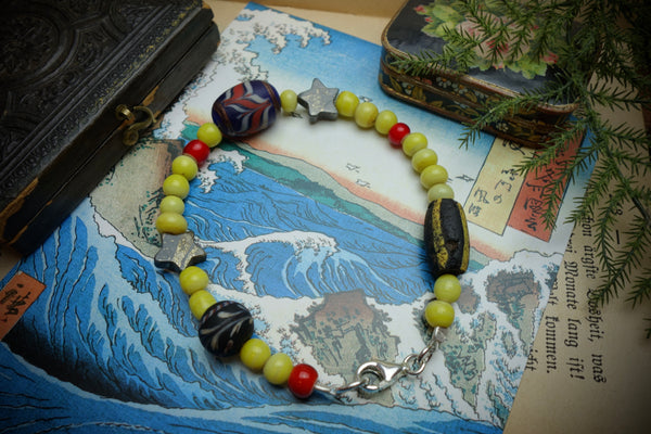 Bracelet „TRADE BEADS“, Length 20,5cm