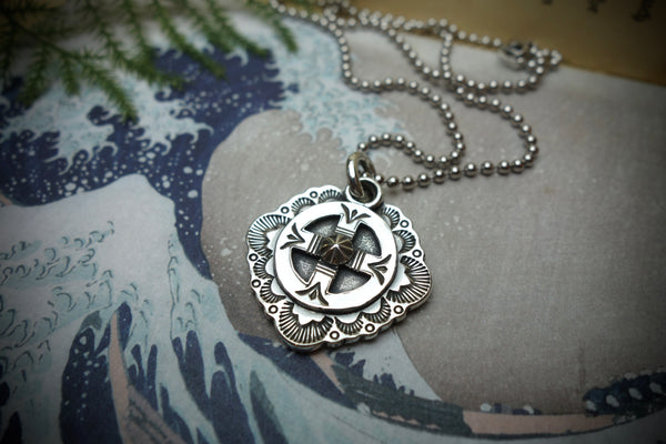 Silver Pendant „MEDICINE WHEEL“