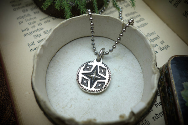 Silver Pendant „MORNING STAR“