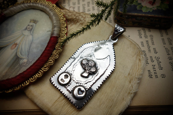 Silver Pendant „OUR LADY OF GUADALUPE“