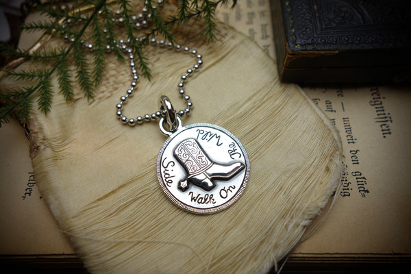 Silver Pendant „WALK ON THE WILD SIDE“