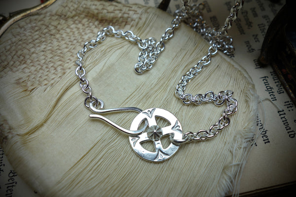 Silver Chain „MEDICINE WHEEL“, Length 64cm